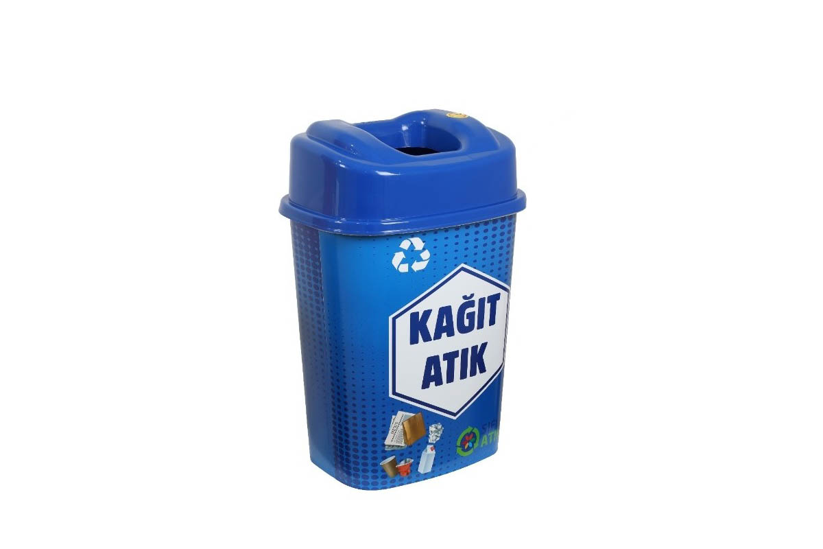 Geri Dönüşüm Çöp Kovası 60 Lt S493